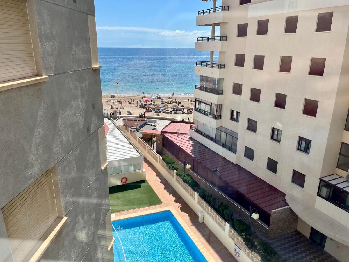 Modern Apartment On The Beach With Pool Calpe Exterior photo